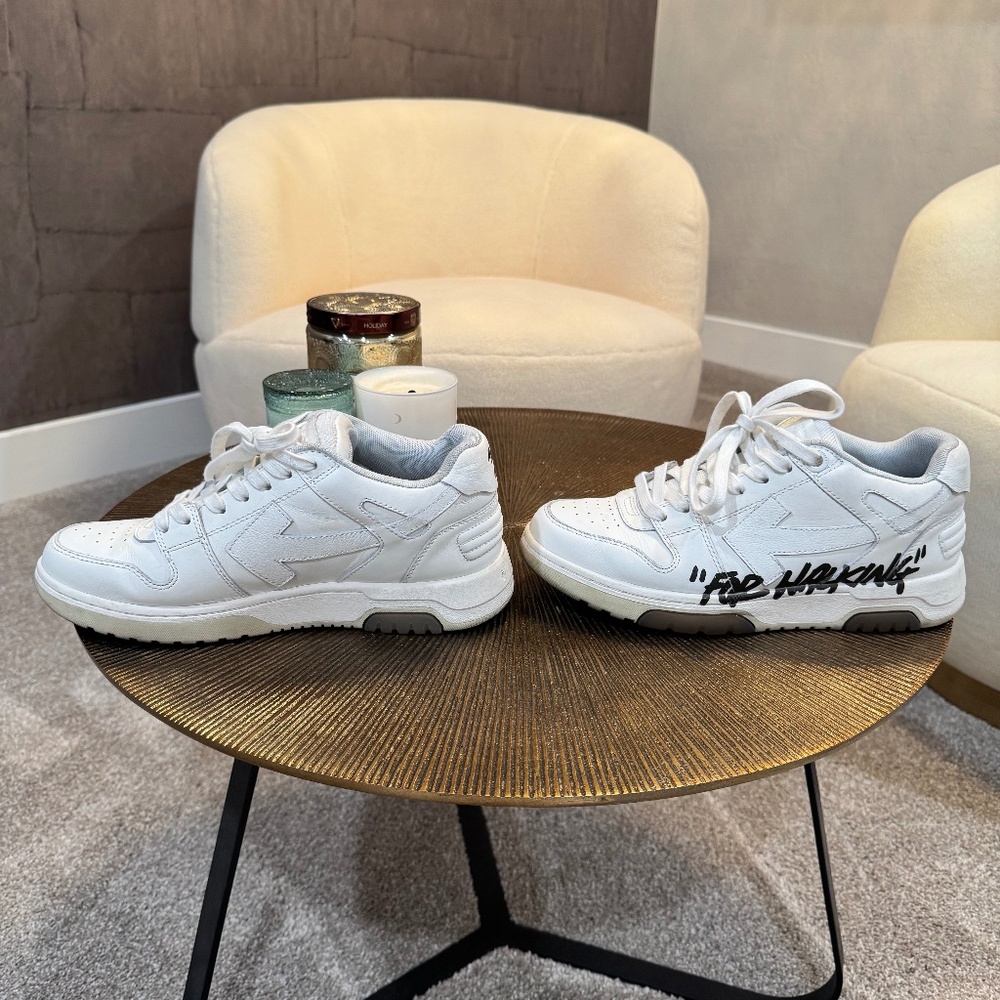 Off White "For Walking" Sneakers - White Size 39